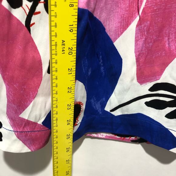 Lisa Sander for Anthropologie Wide-Leg Pull On Pants Multicolor Size M - Picture 9 of 12